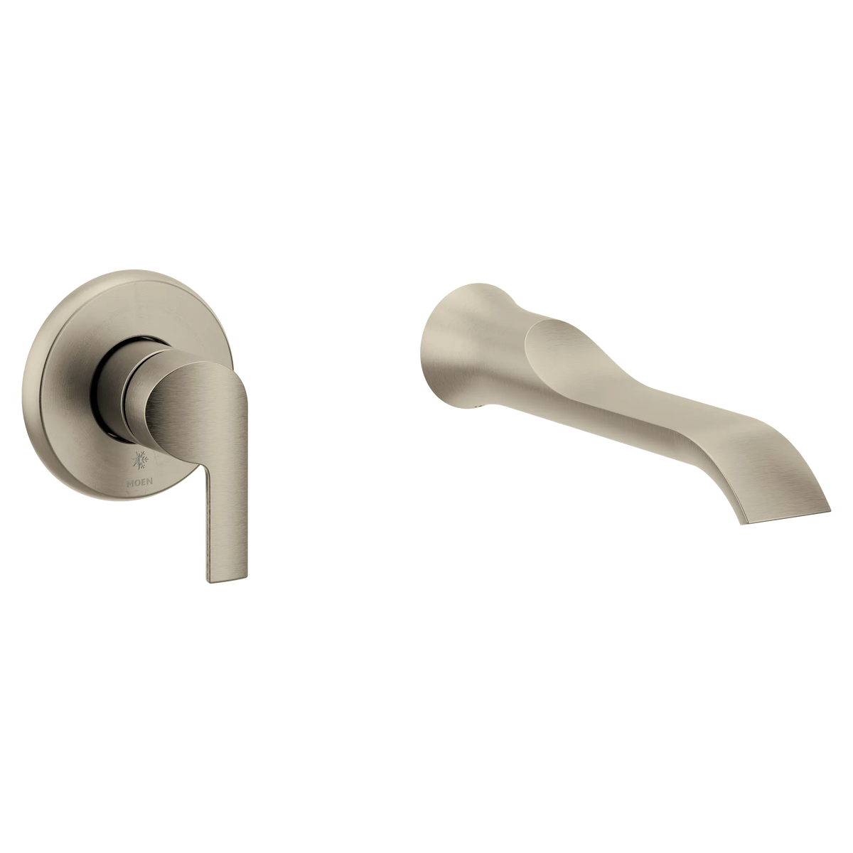 MOEN WTS981BN Doux Wall Mount Tub Filler Trim - Brushed Nickel