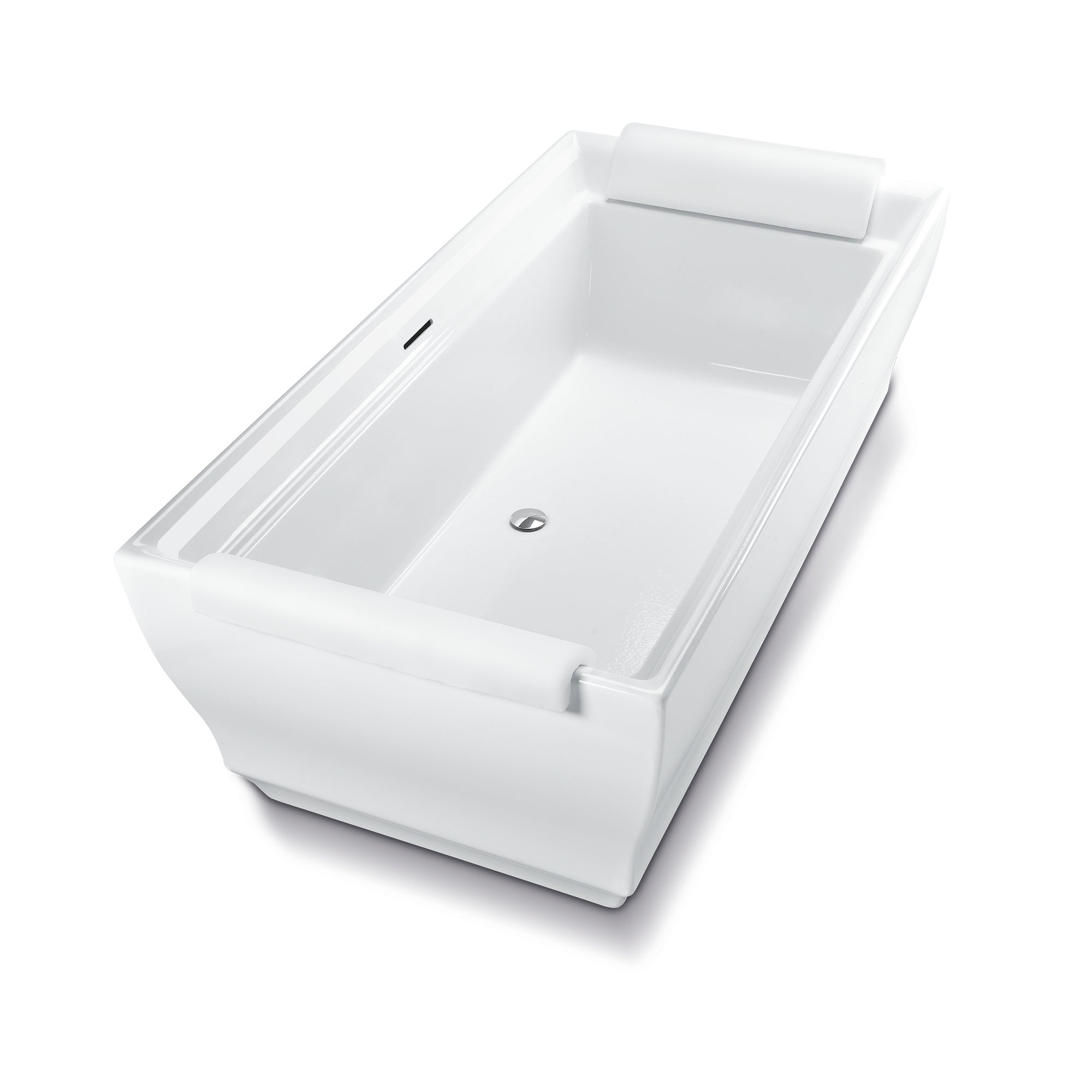 TOTO ABF626N#01DPN Acrylic Freestanding Aimes Cotton Polished Nickel - Cotton White