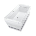 TOTO ABF626N#01DCP Acrylic Freestanding Aimes Cotton Polished Chrome - Cotton White