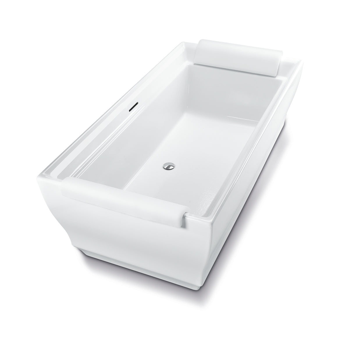TOTO ABF626N#01DCP Acrylic Freestanding Aimes Cotton Polished Chrome - Cotton White