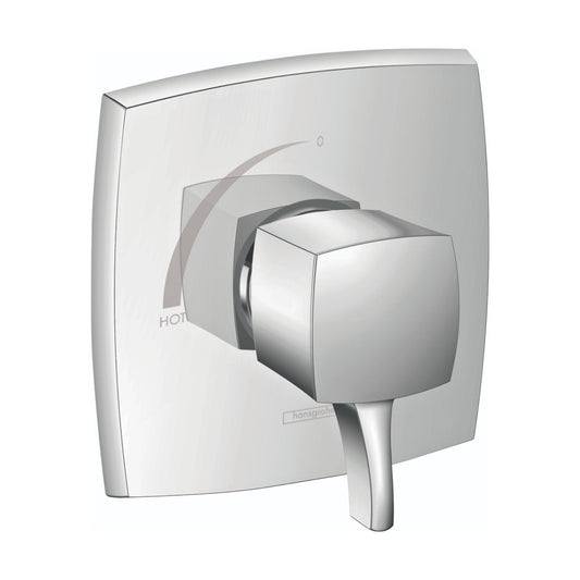 HANSGROHE 15769001 Ecostat Classic Pressure Balance Trim, Square - Chrome