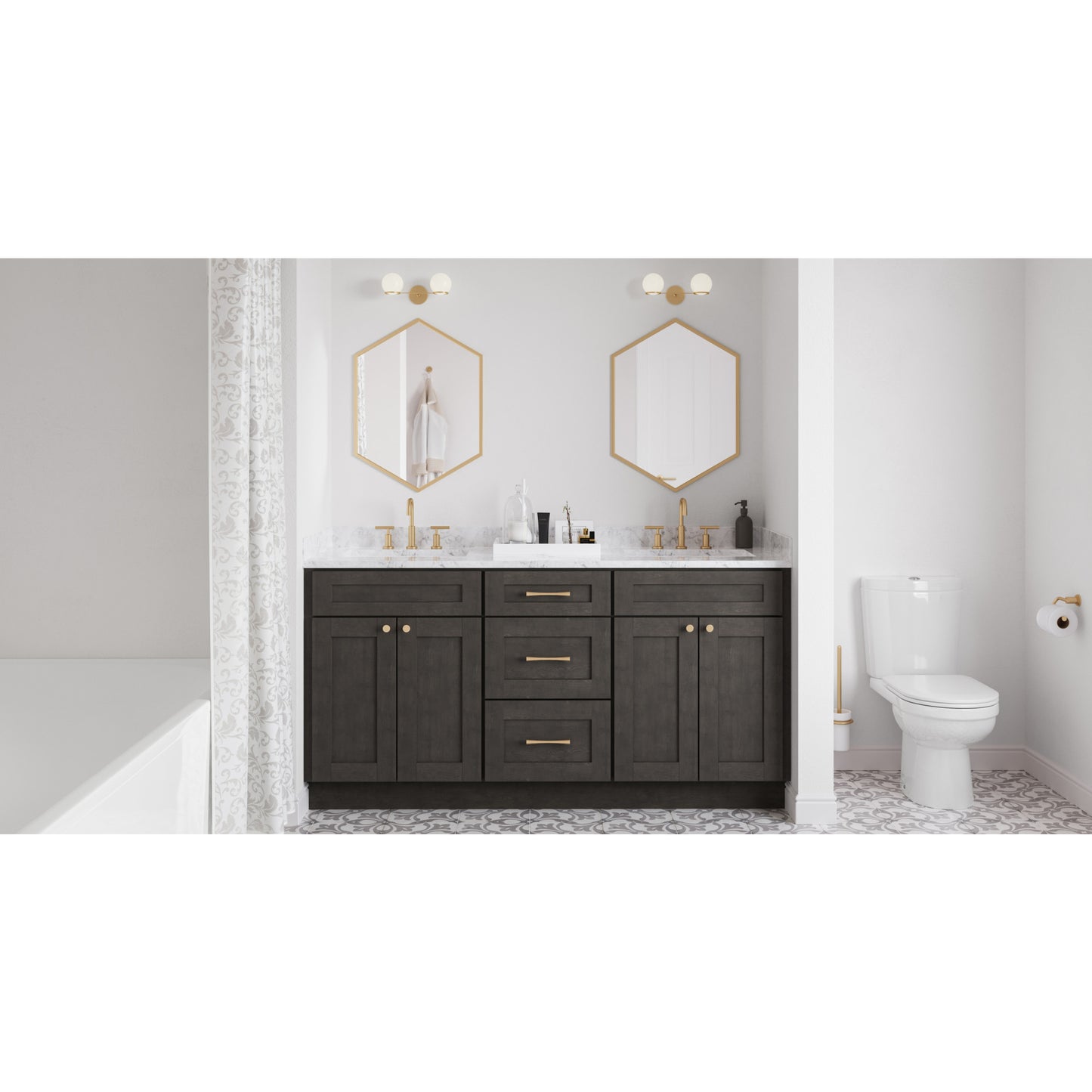 ELEMENTS 26SBZ Sedona 1" Diameter Conical Knob - Satin Bronze