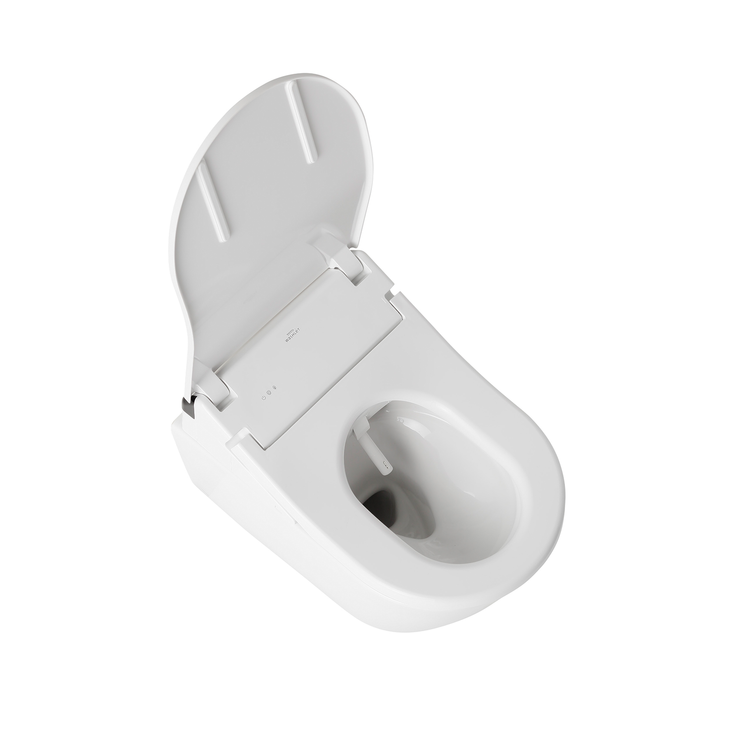 TOTO CWT4474047CMFGA#MS WASHLET+ RP Wall-Hung D-Shape Toilet with RX Bidet Seat and DuoFit In-Wall 1.28 and 0.9 GPF Auto Dual-Flush Tank System , Matte Silver