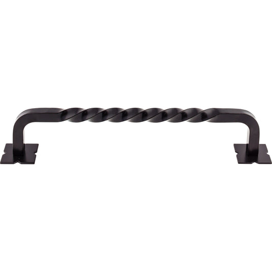 TOP KNOBS M1246-12 Twist 12" Center to Center Appliance Pull - Patina Black