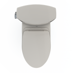 TOTO MS454124CEFG#12 Drake Ii Two-Piece Elongated 1.28 Gpf Universal Height Toilet With Cefiontect And Ss124 Softclose Seat - Sedona Beige
