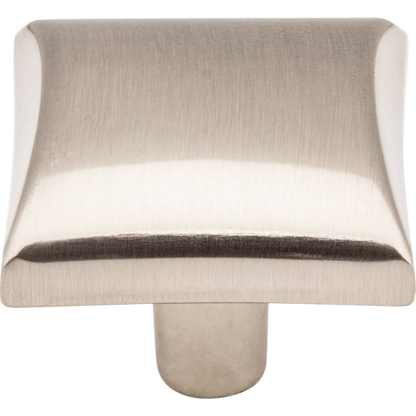 ELEMENTS 525SN Glendale 1-1/8" Length Square Knob - Satin Nickel