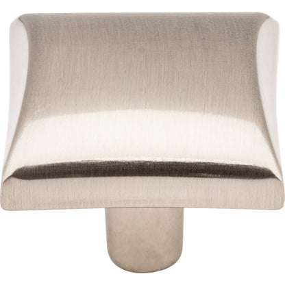 ELEMENTS 525SN Glendale 1-1/8" Length Square Knob - Satin Nickel