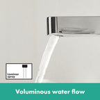 HANSGROHE 76033821 Finoris Wide-spread Faucet 110 with Pop-up Drain, 1.2 GPM - Brushed Nickel