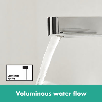 HANSGROHE 76033701 Finoris Wide-spread Faucet 110 with Pop-up Drain, 1.2 GPM - Matte White