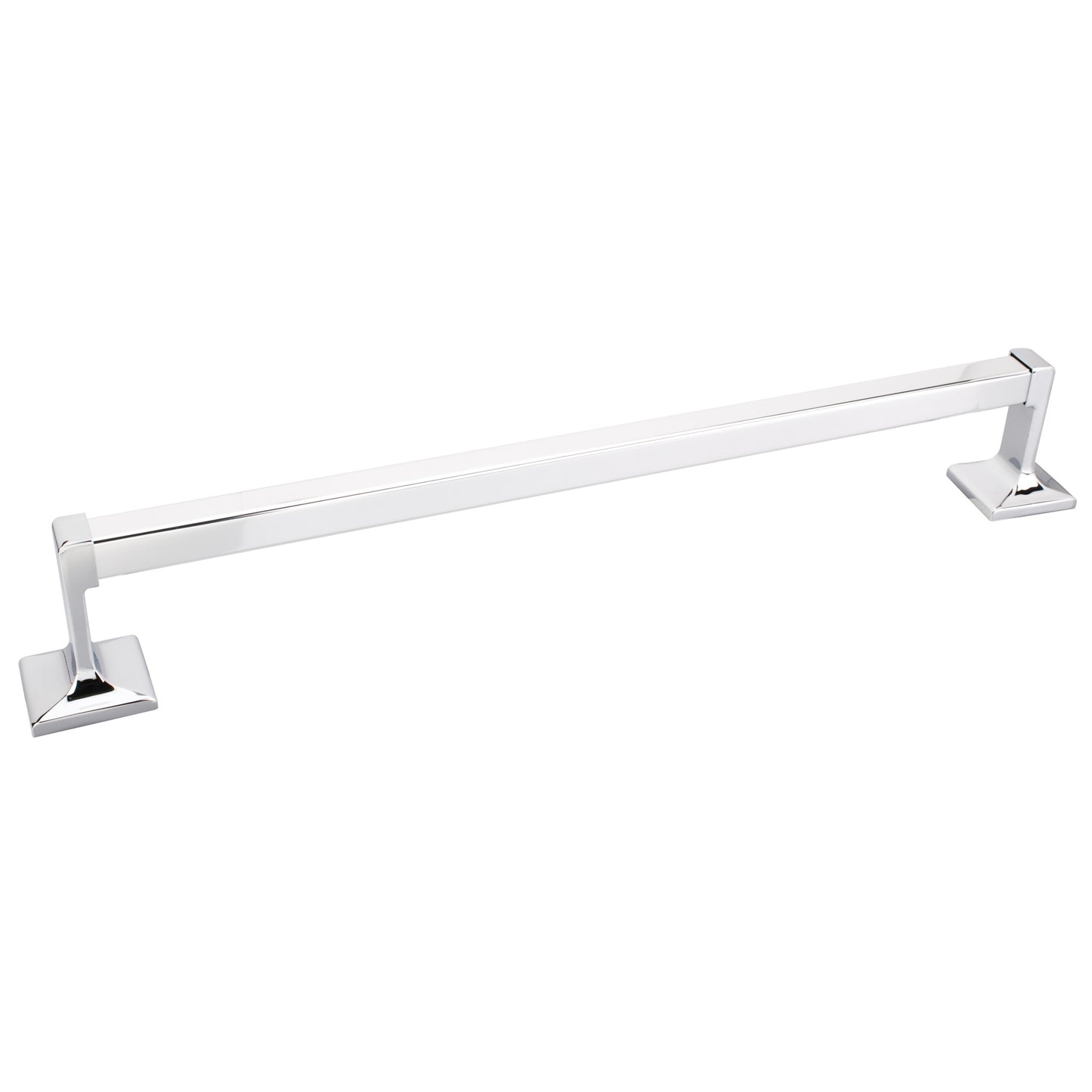 ELEMENTS BHE1-04PC Bridgeport Polished Chrome 24" Single Towel Bar - Contractor Packed , Polished Chrome