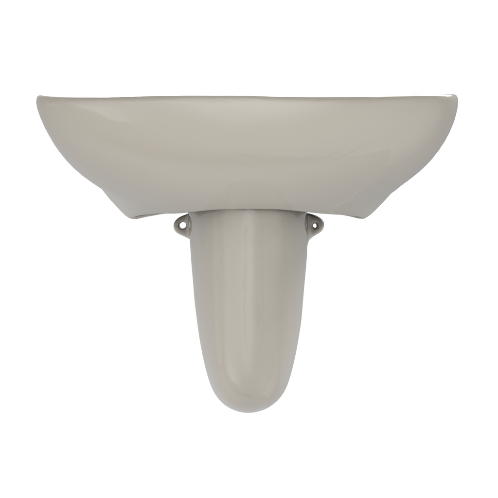 TOTO LHT242.8G#03 Prominence Oval Wall-Mount Bathroom Sink With Cefiontect And Shroud For 8 Inch Center Faucets - Bone