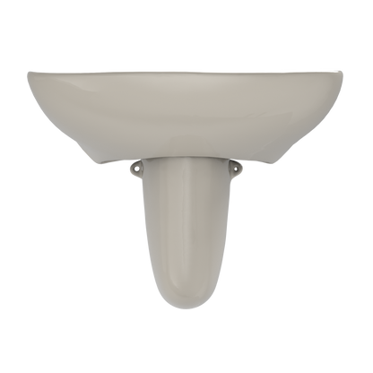 TOTO LHT242G#03 Prominence Oval Wall-Mount Bathroom Sink With Cefiontect And Shroud For Single Hole Faucets - Bone