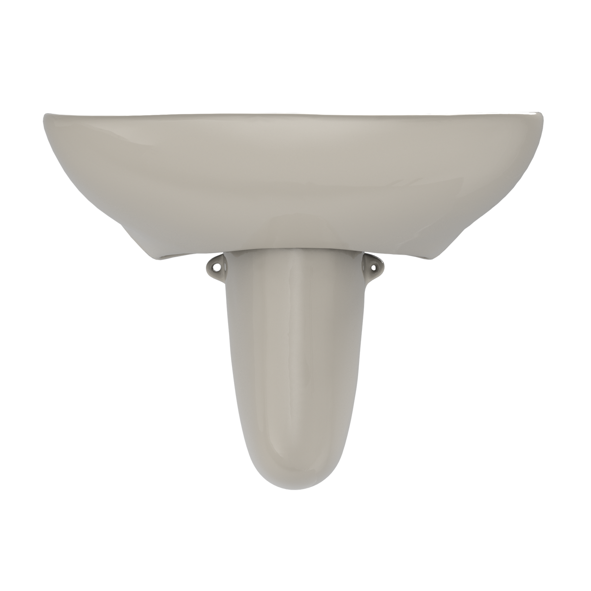 TOTO LHT242.4G#03 Prominence Oval Wall-Mount Bathroom Sink With Cefiontect And Shroud For 4 Inch Center Faucets - Bone