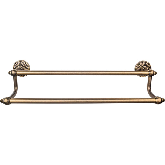 TOP KNOBS TUSC11GBZ TOP BATH (R) Tuscany Bath Double 32 1/2" Wall Mounted  Towel Bar , German Bronze