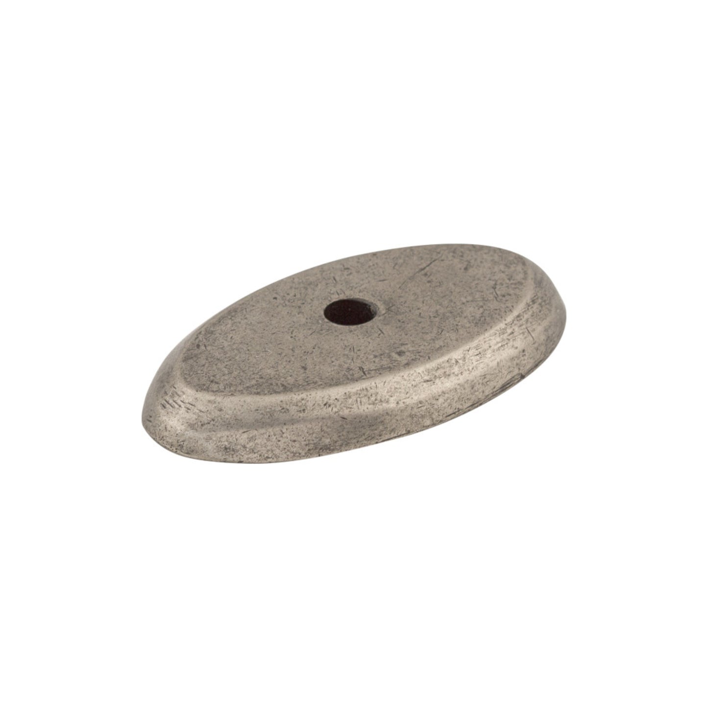 TOP KNOBS M1435 Aspen Oval Knob Backplate - Silicon Bronze Light