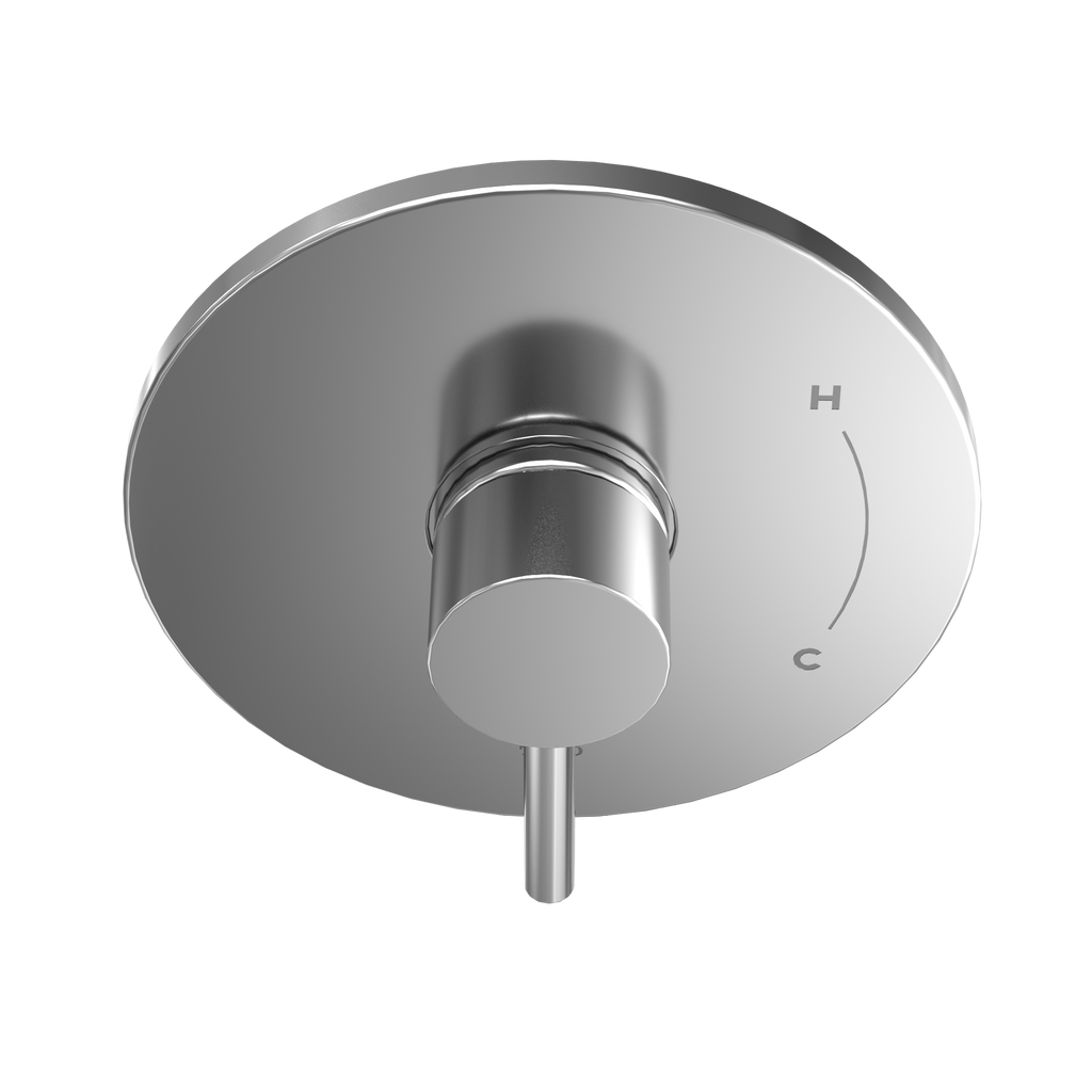 TOTO TBV01801U#CP Round Pressure Balance Valve Shower Trim - Polished Chrome