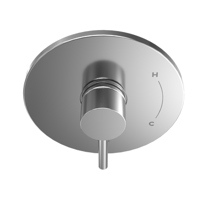 TOTO TBV01801U#CP Round Pressure Balance Valve Shower Trim - Polished Chrome