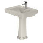 TOTO LPT530N#12 Promenade 27-1/2" X 22-1/4" Rectangular Pedestal Bathroom Sink For Single Hole Faucets - Sedona Beige