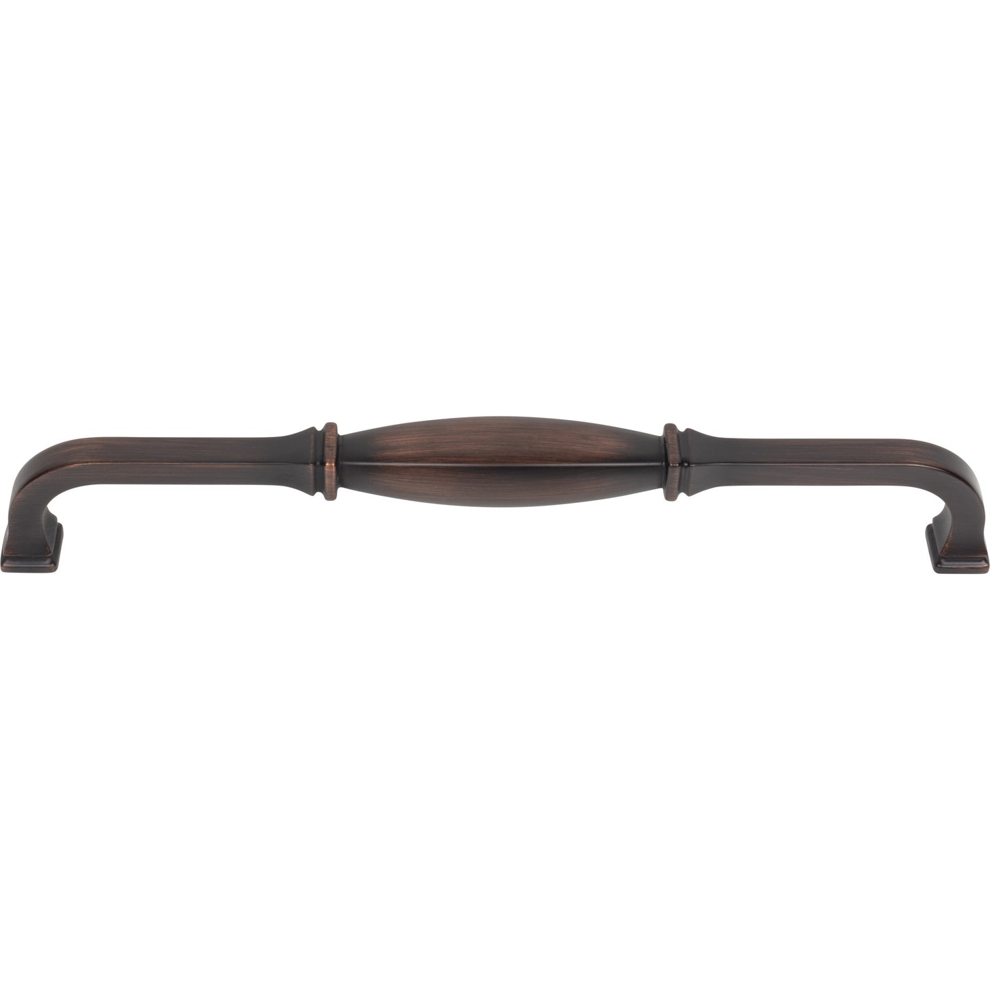 JEFFREY ALEXANDER 278-12DBAC Audrey 12" Center-to-Center Appliance Pull - Brushed Oil Rubbed Bronze