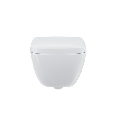 TOTO CWT9538CEMFG#01 Neorest Wx1 Dual Flush 1.2 Or 0.8 Gpf Wall-Hung Toilet With Integrated Bidet Seat And Ewater+ - Cotton White