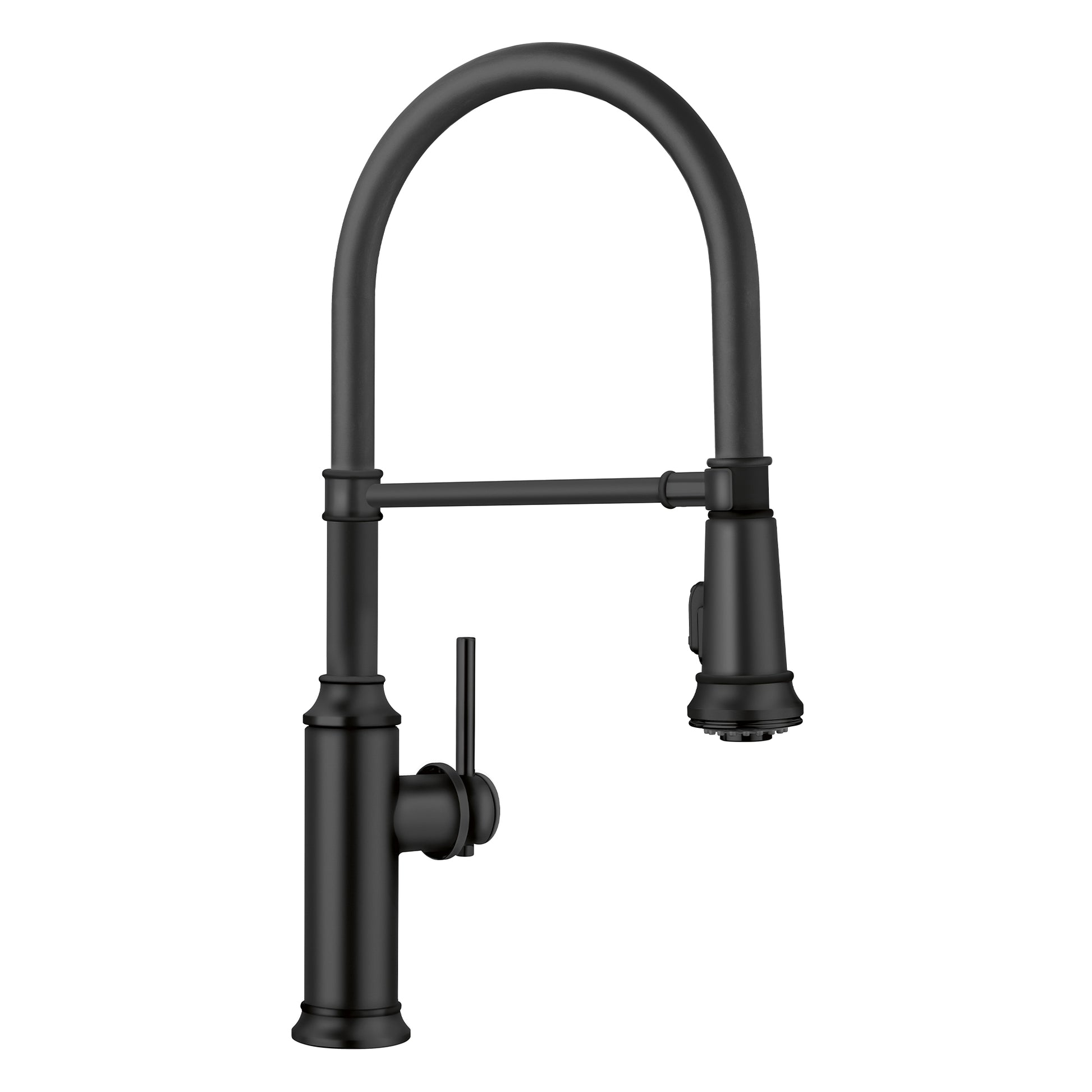 BLANCO 443022 Empressa Empressa Semi-Pro Pull-Down Dual-Spray Kitchen Faucet - Matte Black in Matte Black