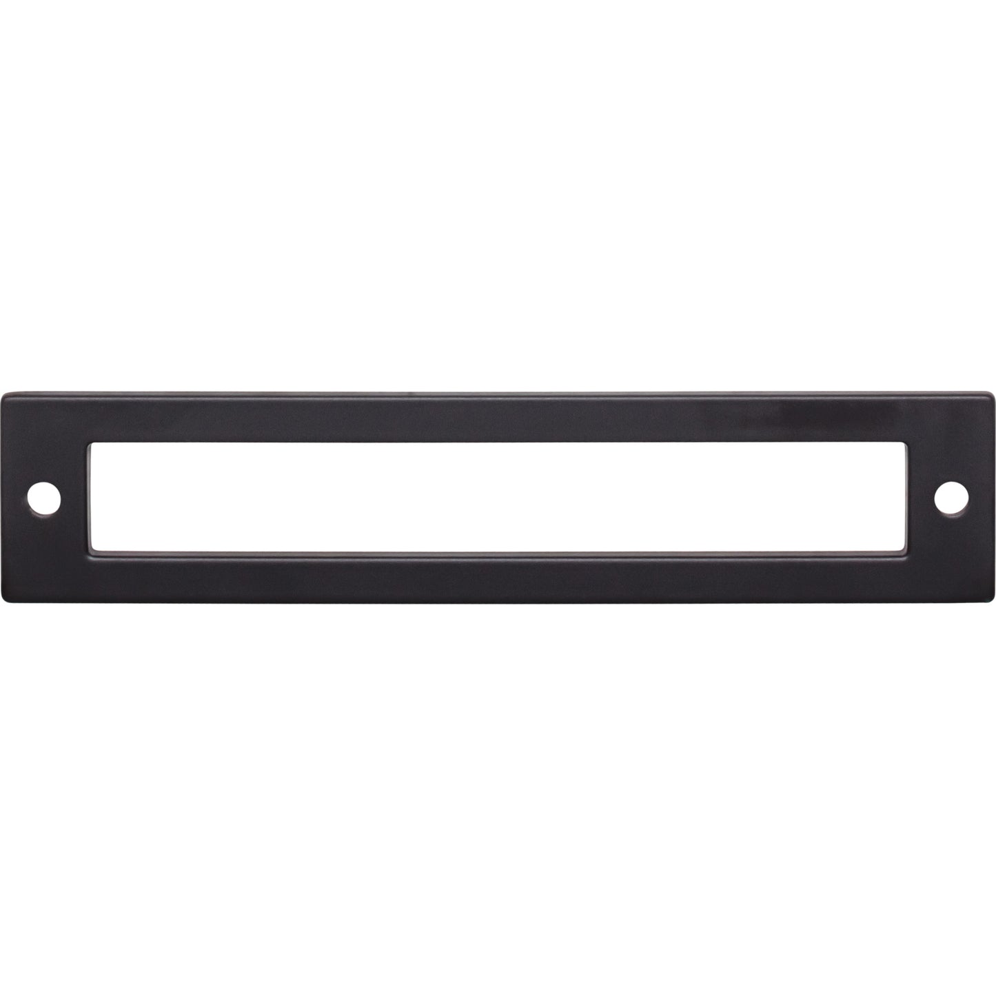 TOP KNOBS TK925BLK Hollin Pull Backplate - Flat Black