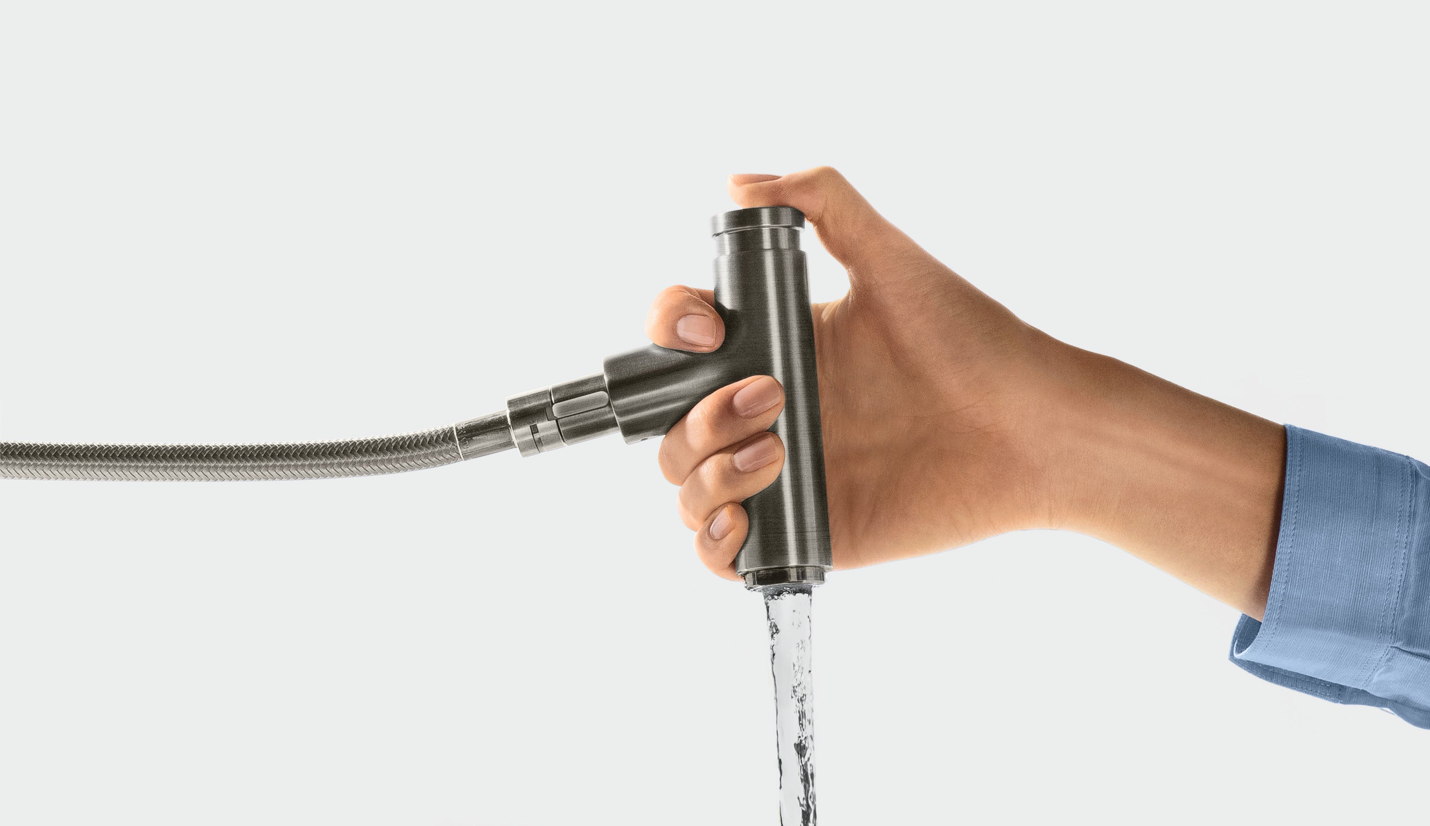 HANSGROHE 14884801 Metris Select HighArc Kitchen Faucet, 1-Spray Pull-Out, 1.75 GPM - Stainless Steel Optic