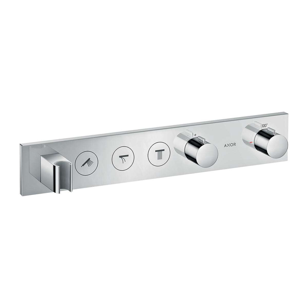 AXOR 18356001 ShowerSolutions Thermostatic Module Trim Select for 3 Functions - Chrome