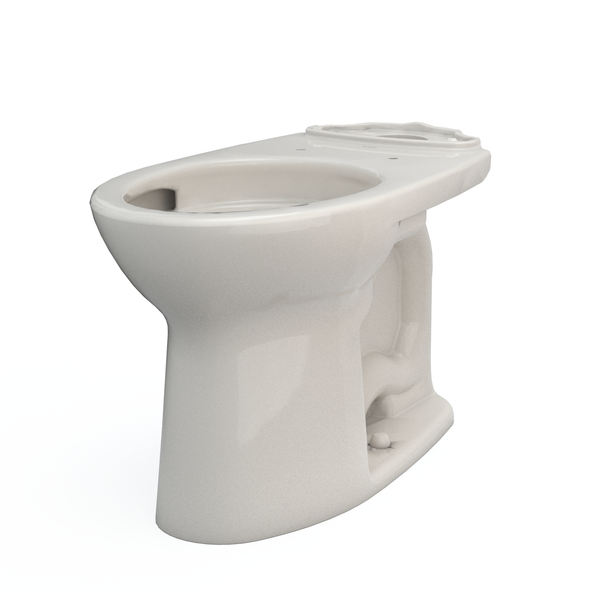 TOTO C776CEFG#12 Drake Elongated Universal Height Tornado Flush Toilet Bowl With Cefiontect - Sedona Beige