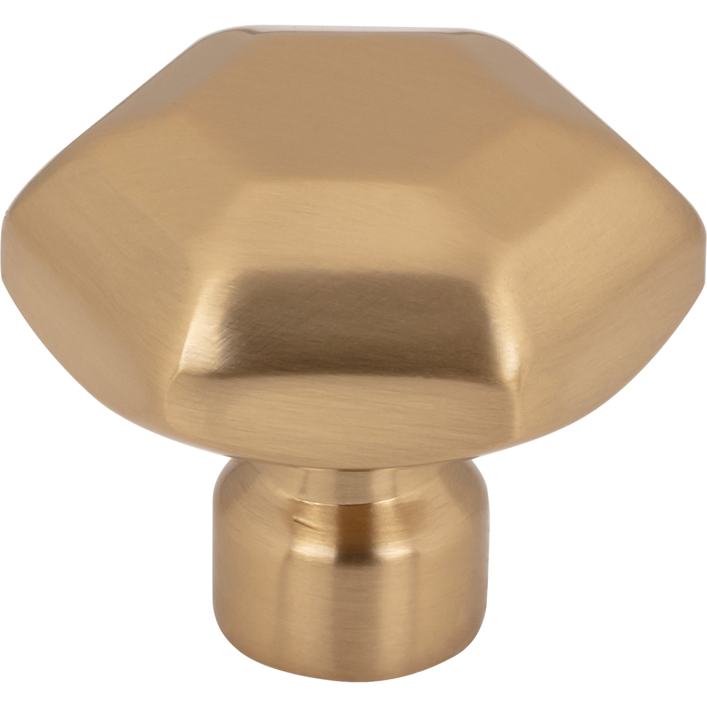 TOP KNOBS TK3200HB Dustin 1 1/4" Length Geometric Knob - Honey Bronze