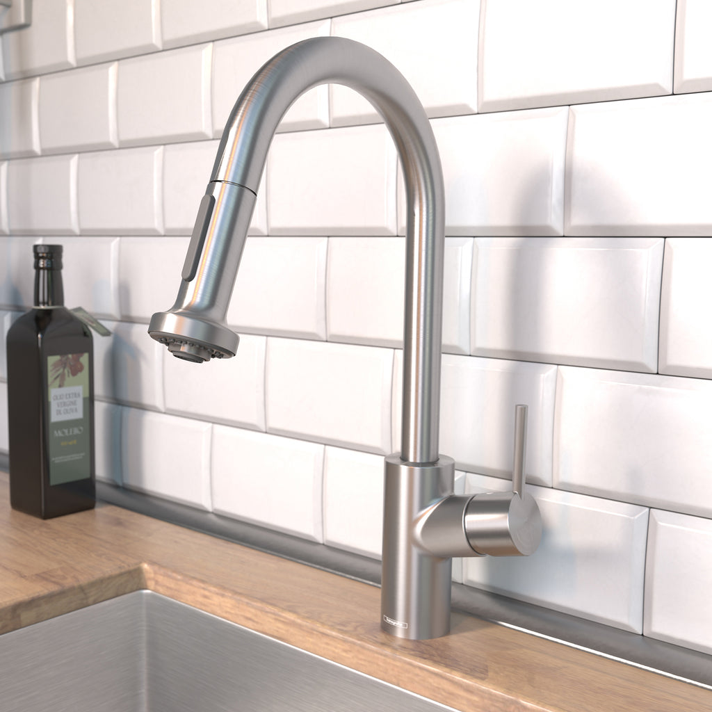 HANSGROHE 04286800 Talis S² Prep Kitchen Faucet, 2-Spray Pull-Down, 1.75 GPM - Stainless Steel Optic