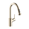HANSGROHE 04286830 Talis S² Prep Kitchen Faucet, 2-Spray Pull-Down, 1.75 GPM - Polished Nickel