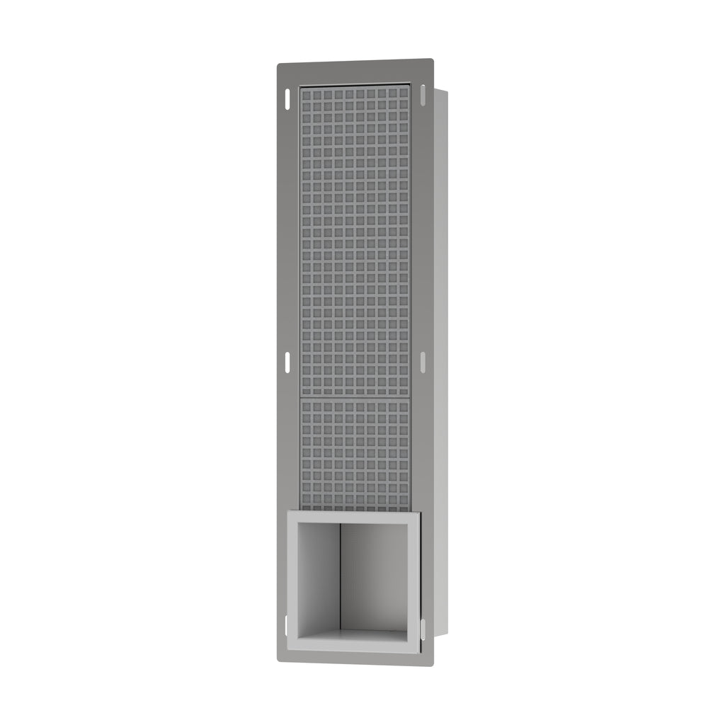 HANSGROHE 56058700 XtraStoris Original Recessed Toilet Paper Holder with Storage & Tileable Door - Matte White