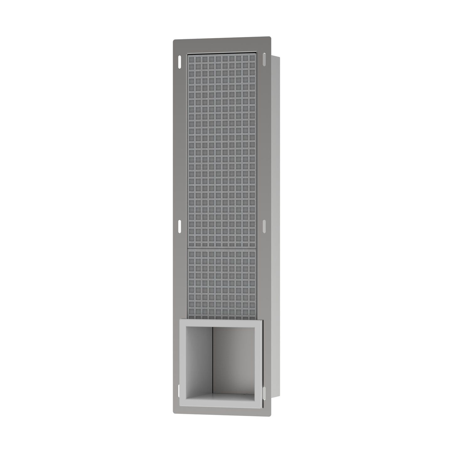 HANSGROHE 56058700 XtraStoris Original Recessed Toilet Paper Holder with Storage & Tileable Door - Matte White