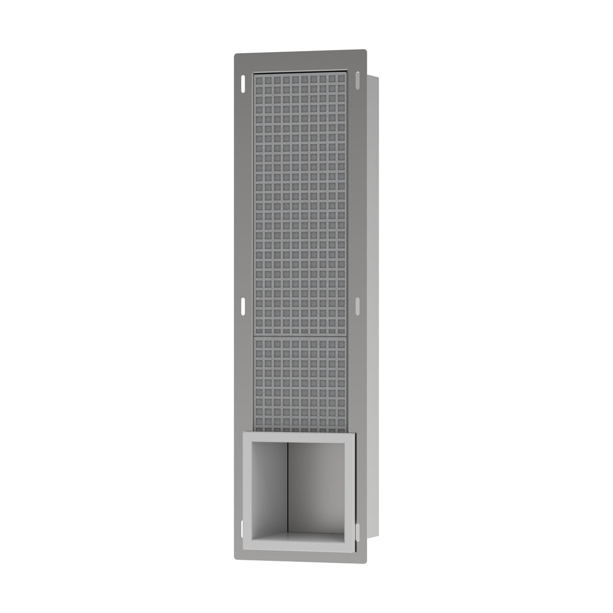 HANSGROHE 56058700 XtraStoris Original Recessed Toilet Paper Holder with Storage & Tileable Door - Matte White