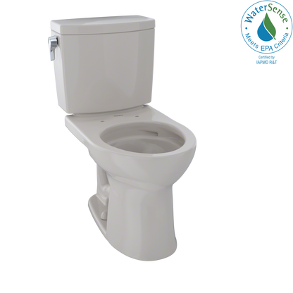 TOTO CST453CUFG#12 Drake Ii 1G Two-Piece Round 1.0 Gpf Universal Height Toilet With Cefiontect - Sedona Beige