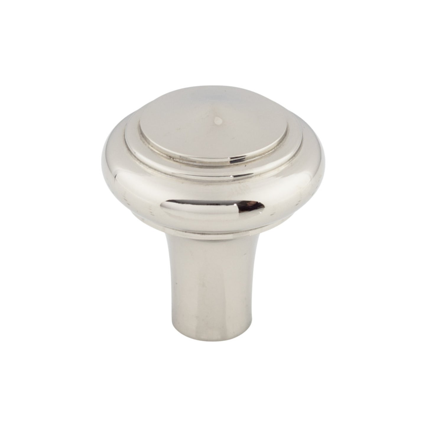 TOP KNOBS M2043 Aspen II Peak 1 1/4" Diameter Round Knob - Polished Nickel