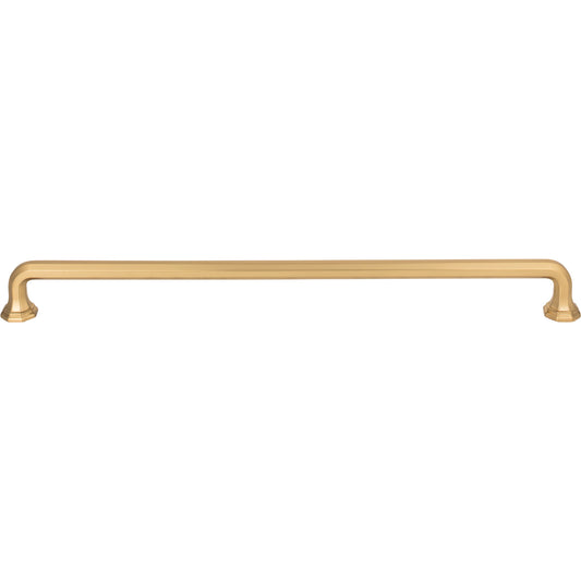 ATLAS 424-WB Royals 12" Center to Center Bar Pull , Warm Brass