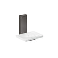 AXOR 42605340 Universal Rectangular Soap Dish - Brushed Black Chrome