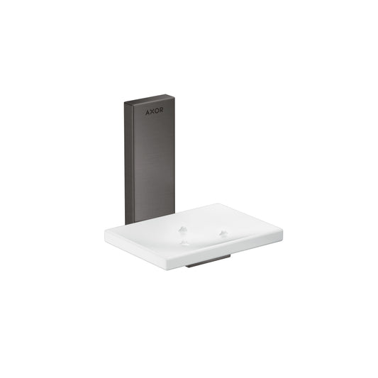 AXOR 42605340 Universal Rectangular Soap Dish - Brushed Black Chrome