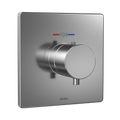 TOTO TBV02401U#CP Square Thermostatic Mixing Valve Shower Trim - Polished Chrome