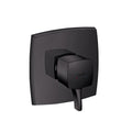 HANSGROHE 15769671 Ecostat Classic Pressure Balance Trim, Square - Matte Black