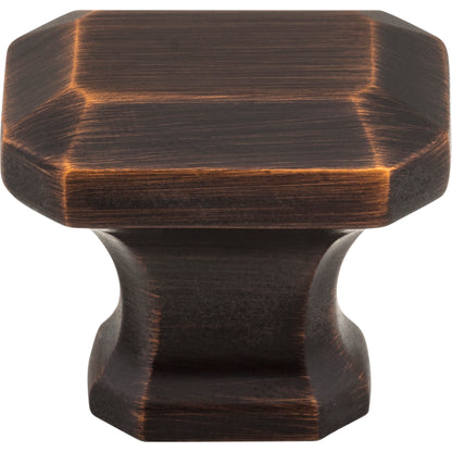 JEFFREY ALEXANDER 165DBAC Ella 1-1/4" Length Rectangle Knob - Brushed Oil Rubbed Bronze