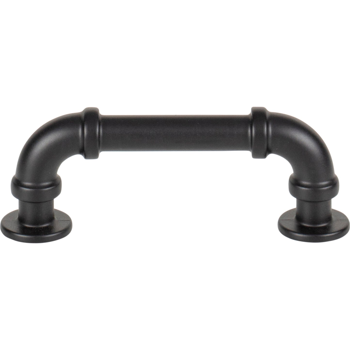 ATLAS 367-BL Steam Punk 3" Center to Center Bar Pull , Matte Black