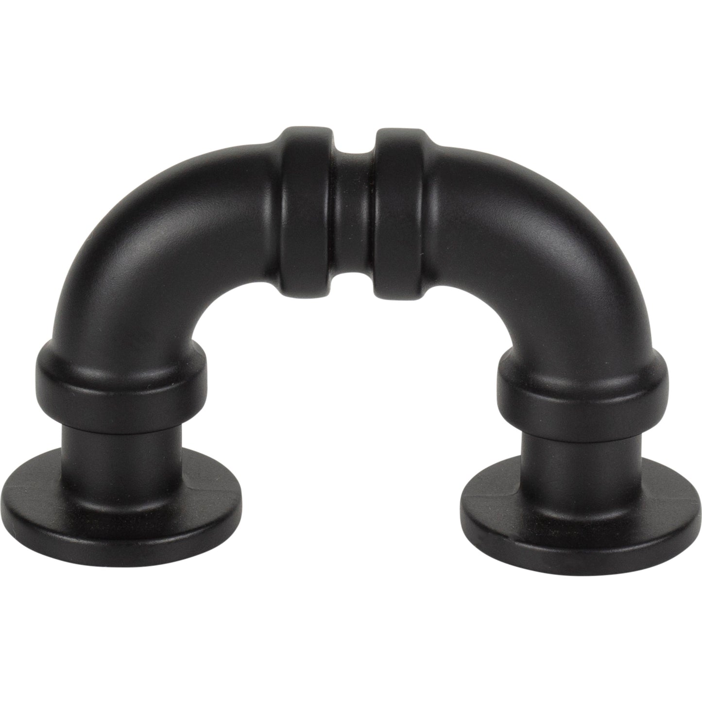 ATLAS 366-BL Steam Punk 1 5/16" Center to Center Bar Pull , Matte Black