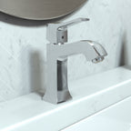 HANSGROHE 31075001 Metris C Single-Hole Faucet 100 with Pop-Up Drain, 1.2 GPM - Chrome