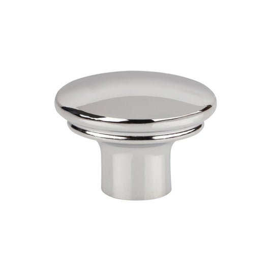 TOP KNOBS TK3051PC Julian 1 3/8" Length Oval Knob , Polished Chrome