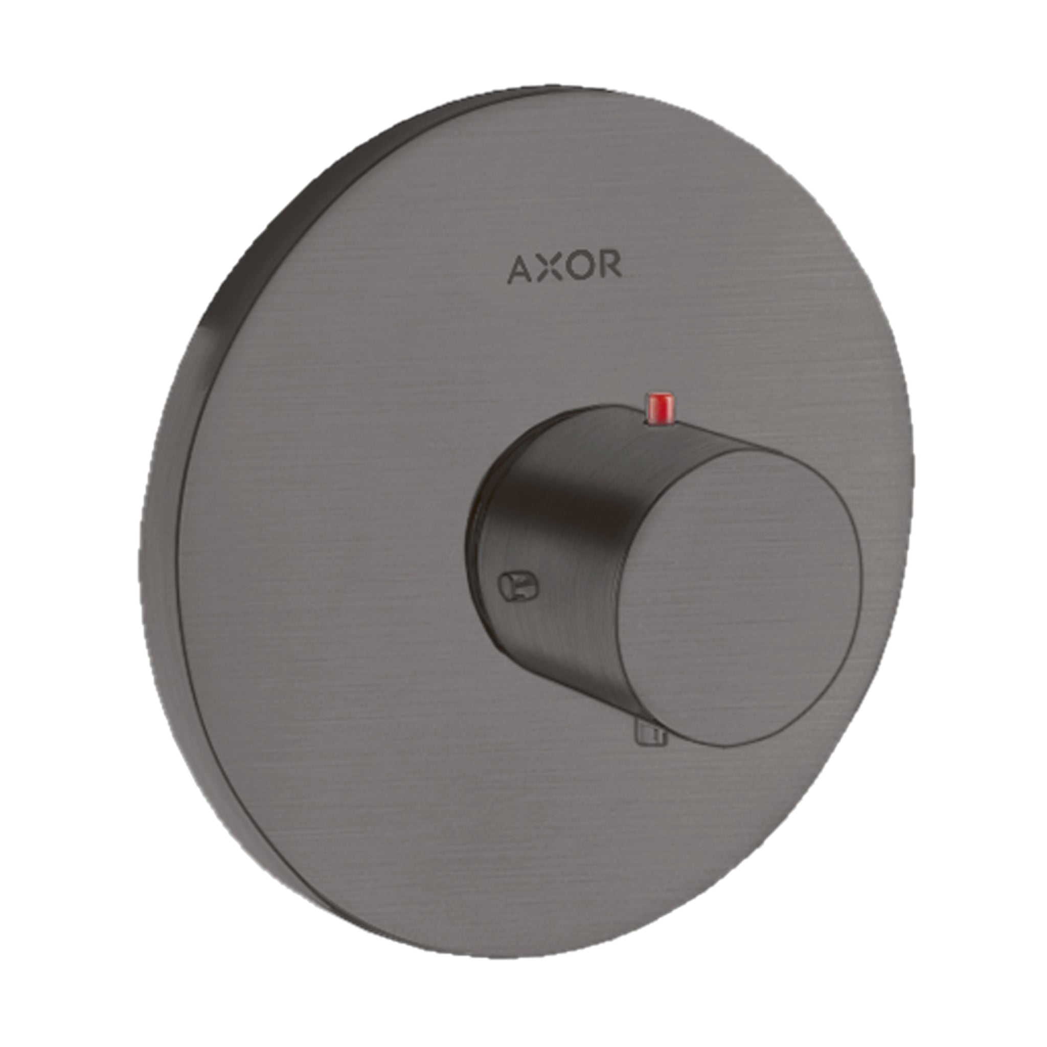 AXOR 10715341 Starck Thermostatic Trim HighFlow - Brushed Black Chrome