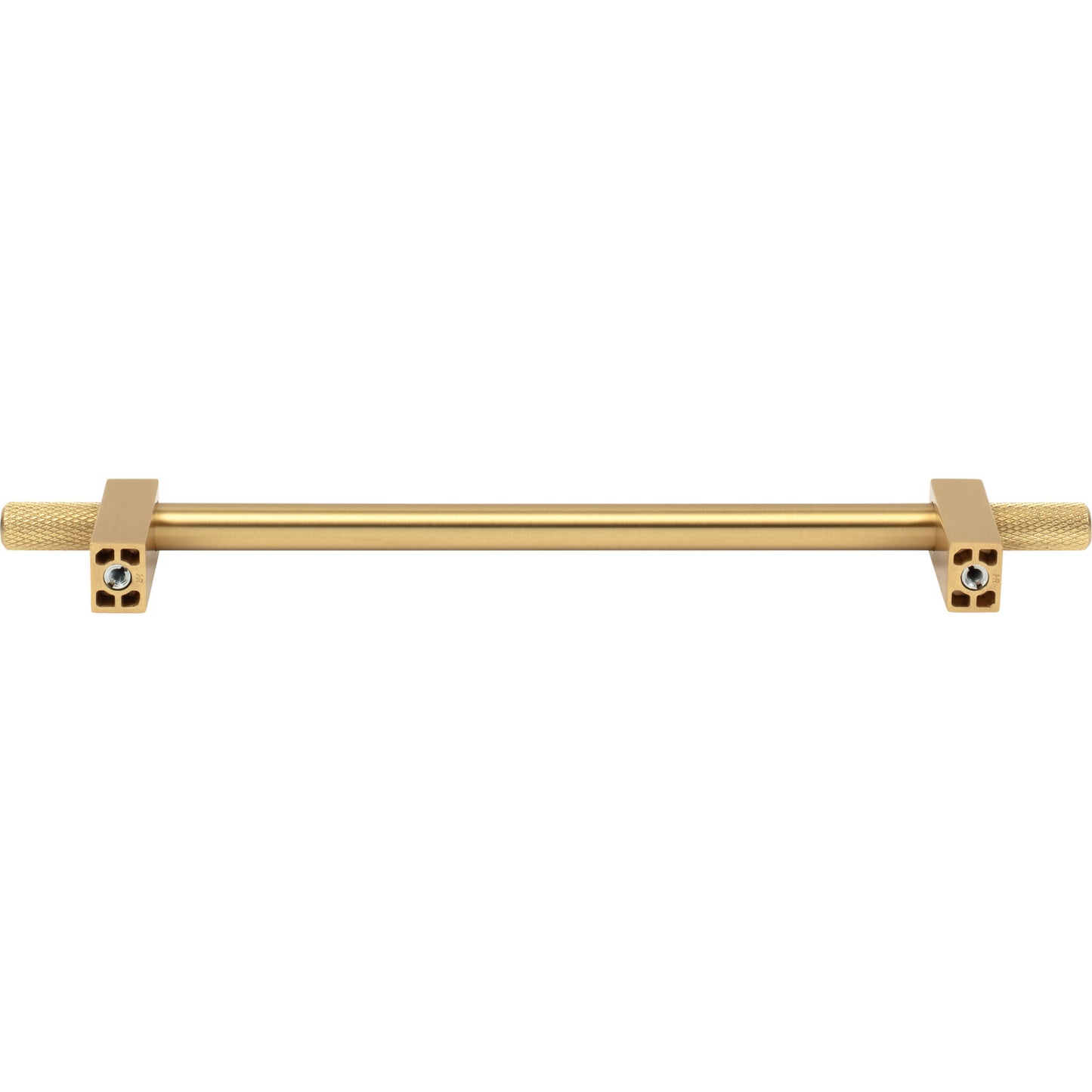 JEFFREY ALEXANDER 698-192BG Larkin Knurled Ends 192 mm Center-to-Center Bar Pull - Brushed Gold