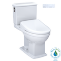 TOTO MW4944734CEMFGA#01 Washlet+ Connelly Two-Piece Elongated Dual Flush 1.28 And 0.9 Gpf Toilet - Cotton White